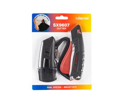 Cutter di sicurezza professionale SX 9607 - con custodia - Iternet - 4337C - 8028422543372 - DMwebShop