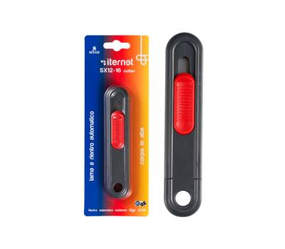 Cutter SX 12 16 - in ABS - lama a rientro automatico - Iternet - 4300 - 8028422543006 - DMwebShop