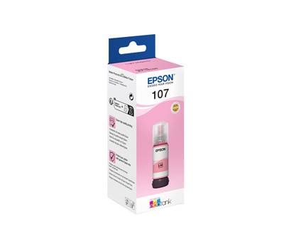 Tanica EPSON EcoTank Magenta Chiaro 107 Originale - 1185