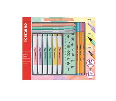Set coffret Pastel Collection - 13 pezzi - Stabilo - IT-87-2915 - IT/87-2915 - 4006381520645 - DMwebShop