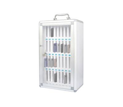 Armadietto portacellulare 36 posti 29 x 19 x 50 cm grigio Iternet - 1311