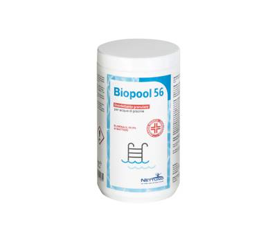 Disinfettante granulare per acque di piscine Biopool 56 in barattolo 1 Kg - 1459