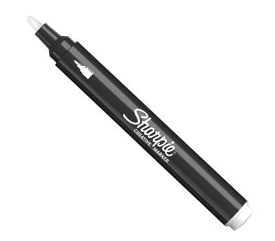 Marcatore acrilico punta tonda bianco Sharpie 2218126 - 1365