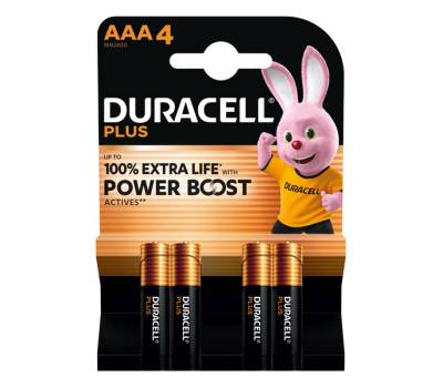 Pila Mini Stilo AAA PLUS POWERBOOST MN2400 blister 4 pezzi Duracell DU0203 - 1491
