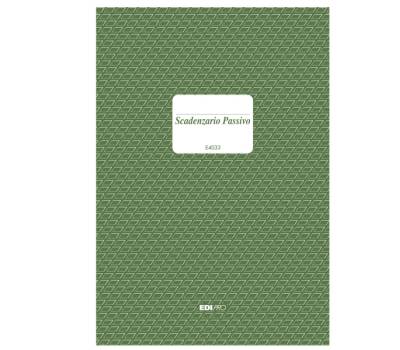 Scadenziario spiralato effetti passivi - 24 x 17 cm - 36 fogli - Edipro - E4033 - 8023328403300 - DMwebShop - 1