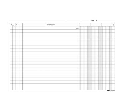 Schede in cartoncino 3 colonne - 17 x 24 cm - orizzontale - conf. 100 pezzi - Edipro - E3369BL - 8023328356903 - DMwebShop - 1