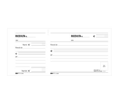 Blocco ricevute generiche - uso mano - 11 x 21 cm - 100 fogli - Edipro - E5566 - 8023328556600 - DMwebShop - 1