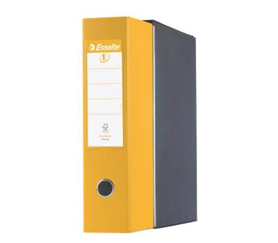Registratore Eurofile G55 - dorso 8 cm - protocollo - 23 x 33 cm - giallo - Esselte - 390755090 - 8004157735091 - DMwebShop - 1