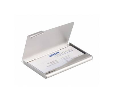 Porta biglietti da visita Business Card Box - 9 x 5,5 cm - alluminio - Durable - 2415-23 - 4005546224404 - DMwebShop - 1