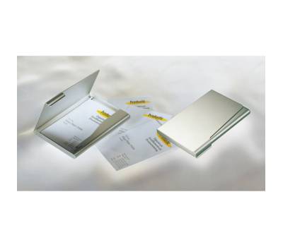 Porta biglietti da visita Business Card Box - 9 x 5,5 cm - alluminio - Durable - 2415-23 - 4005546224404 - DMwebShop - 2