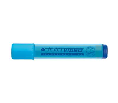 Evidenziatore Video - punta a scalpello - tratto da 1 - 5 mm - azzurro - conf. 12 pezzi - Tratto - 830205 - 8000825003820 - DMwebShop - 1