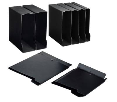 Custodia per raccoglitori 30 - dorso 4,5 cm - 26,5 x 31,5 cm - nero - Sei Rota - 67143010 - 8004972010502 - DMwebShop - 1
