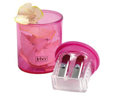 Temperamatite - 2 fori - con contenitore - conf. 12 pezzi - Lebez - 413 - 4007593413107 - DMwebShop - 1