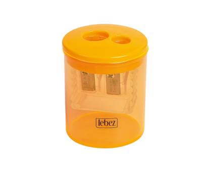 Temperamatite - 2 fori - con contenitore - conf. 12 pezzi - Lebez - 413 - 4007593413107 - DMwebShop - 2