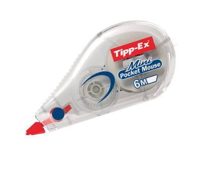 Correttore a nastro Mini Pocket Mouse - 5 mm x 6 mt - trasparente - Tipp Ex - box 10 correttori - Tipp-ex - 932564 - 70330512085 - DMwebShop - 1