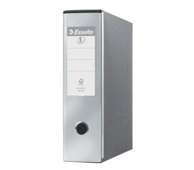 Registratore Eurofile G53 - dorso 8 cm - commerciale - 23 x 30 cm - grigio metallizzato - Esselte - 390753970 - 8004157753972 - DMwebShop - 1
