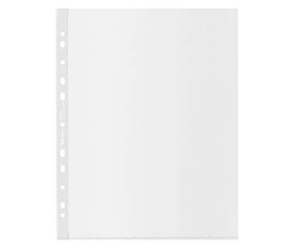 Buste perforate Office riciclate antiriflesso - 22 x 30 cm - conf. 50 pezzi - Esselte - 627502 - 4049793067698 - DMwebShop - 1