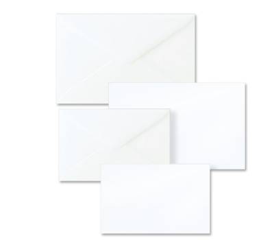 Scatola 100 biglietti + 100 buste - Dalmazia - bianco - 75 x 112 mm - Rex Sadoch - 8304 - 8004999830404 - DMwebShop - 1