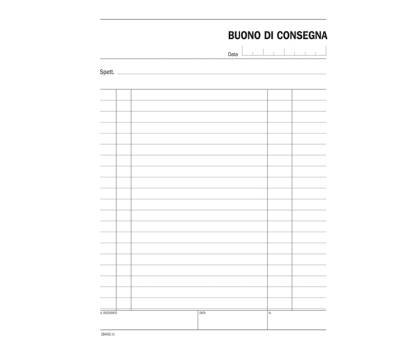 Blocco buoni consegna - 148 x 215 mm - 100 fogli - conf. 5 pezzi - Data Ufficio - DU164420000 - 8008842585275 - DMwebShop - 1