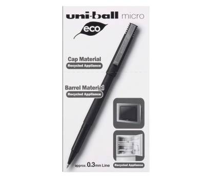 Roller Uni Ball UB120 - punta 0,5 mm - nero - conf. 12 pezzi - Uni Mitsubishi - M UB120 N - 4902778121962 - DMwebShop - 2