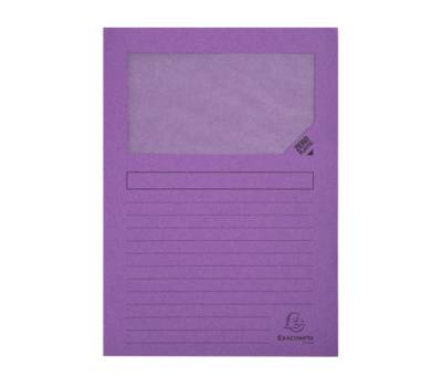 Cartellina a L Forever - con finestra - 130g - 22 x 31 cm - colori assortiti - scatola 10 pezzi - conf. 10 pezzi - Exacompta - 50200E - 3130630502005 - DMwebShop - 7