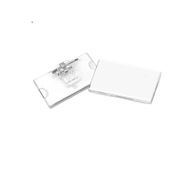 Portabadge con clip e spilla - 6,5 x 3 cm - conf. 24 pezzi - Lebez 31-080 - 31-080-B - 8007509310809 - DMwebShop Portabadge con clip e spilla - 6,5 x 3 cm - conf. 24 pezzi - Lebez 31-080 - 31-080-B - 8007509310809 - DMwebShop