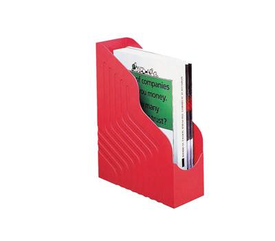 Portariviste Magazine Rack Jumbo - 25 x 32 cm - dorso 10 cm - rosso - Rexel - 00049111 - 5018009100923 - DMwebShop