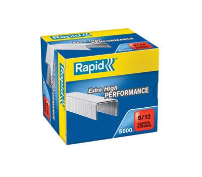 Punti Super Strong alti spessori - 9/12 - acciaio zincato metallo - conf. 5000 pezzi - Rapid - 24871400 - 7313468714000 - DMwebShop