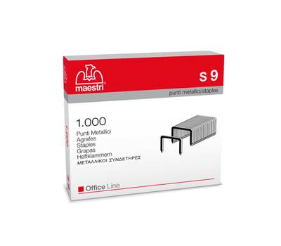Punti - S9 - 23/9 - acciaio - metallo - conf. 1000 pezzi - Romeo Maestri - 1005415 - 8005231182015 - DMwebShop
