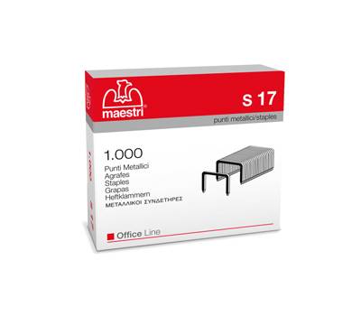 Punti - S17 - 23/17 - acciaio - metallo - conf. 1000 pezzi - Romeo Maestri - 1005418 - 8005231182046 - DMwebShop