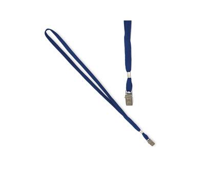 Cordoncino per portabadge blu - 49 x 1 cm - conf. 100 pezzi - Lebez - 31-093-BL-B - 8007509310939 - DMwebShop