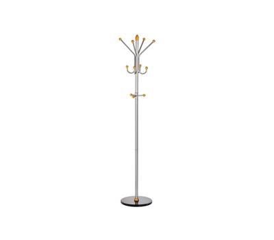Appendiabiti - 11 pomelli - 185 x 40 cm - argento - Alco - U702804 - 5708950897088 - DMwebShop