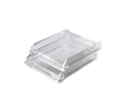 Vaschetta portacorrispondenza Nimbus - 26,8 x 5,5 x 33 cm - cristallo trasparente - Rexel - 2101504 - 5028252176408 - DMwebShop