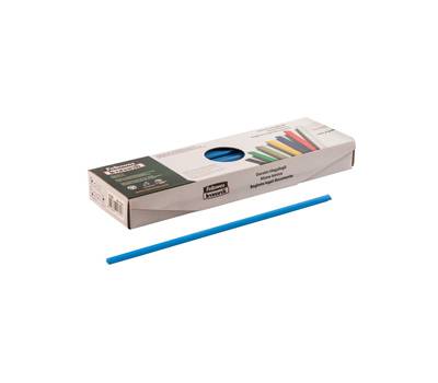 Dorsetti tondi per rilegatura - 6 mm - blu - scatola 50 pezzi - Fellowes - D106BL - 8015687018578 - DMwebShop