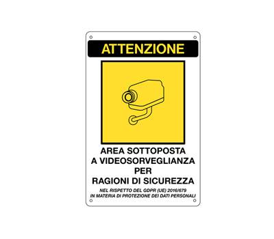 Cartello adesivo 'Area Sottoposta a Videosorveglianza' - 20 x 30 cm - Markin - Y591EFVD4 - 800704703670400000 - DMwebShop