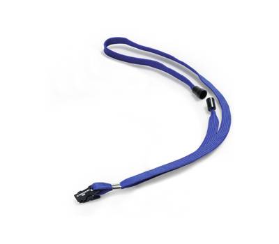 Cordoncino per portabadge tessuto blu - 44 x 1 cm - conf. 10 pezzi - Durable - 8119-07 - 4005546800080 - DMwebShop