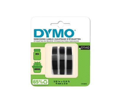 Nastro a rilievo - 9 mm x 3 mt - nero - blister 3 nastri - Dymo - S0847730 - 3501170847732 - DMwebShop