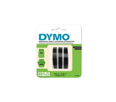 Nastro a rilievo - 9 mm x 3 mt - nero - blister 3 nastri - Dymo - S0847730 - 3501170847732 - DMwebShop