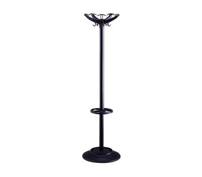 Appendiabiti con portaombrelli - 5 posti - 168 x 46 cm - nero - Unisit - APUEL/N - 8050043742520 - DMwebShop