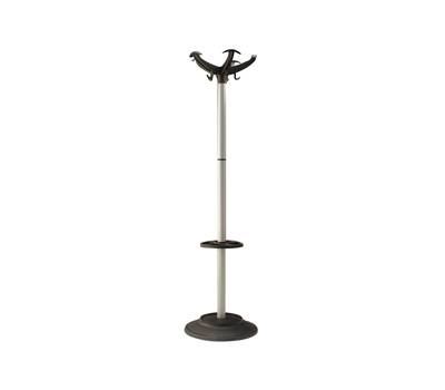 Appendiabiti con portaombrelli - 5 posti - 168 x 46 cm - nero-grigio - Unisit - APUEL/G - 8050043742698 - DMwebShop