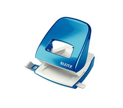 Perforatore 5008 New NeXXt WOW - passo 8 cm - massimo 30 fogli - 2 fori - blu metallizzato - Leitz - 50081236 - 4002432395965 - DMwebShop