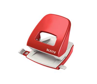 Perforatore 5008 - passo 8 cm - massimo 30 fogli - 2 fori - rosso - Leitz - 50080025 - 4002432310302 - DMwebShop