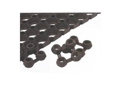 Connettori per tappeto in gomma Best - nero - conf. 25 pezzi - Velcoc - ZZGICO - 8000771600036 - DMwebShop