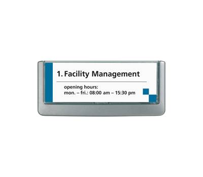 Targa per porte-pareti Click Sign - 14,9 x 5,3 cm - Durable - 4860-37 - 4005546404646 - DMwebShop