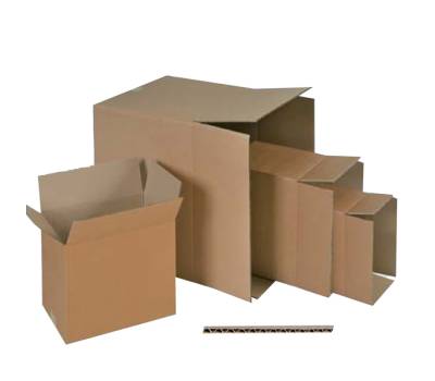 Scatola per imballo - onda singola - 30,4 x 21,5 x 16,4 cm - cartone - avana - conf. 25 pezzi - No Brand - 143433 - 8025133119391 - DMwebShop