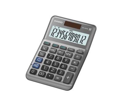 Casio Calcolatrice da tavolo MS-120FM - 12 cifre - grigio - Casio - MS-120FM-WA-EP - 4549526615436 - DMwebShop