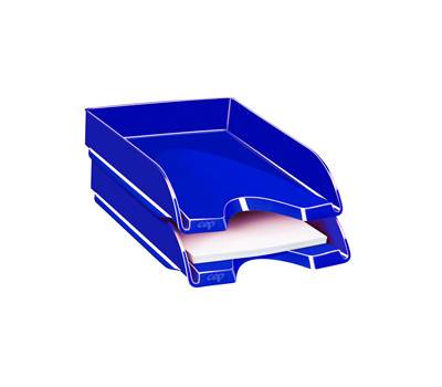 Vaschetta portacorrispondenzaPro Gloss - 34,8 x 25,7 x 6,6 cm - blu oceano - Cep - 1002000351 - 3462159001128 - DMwebShop