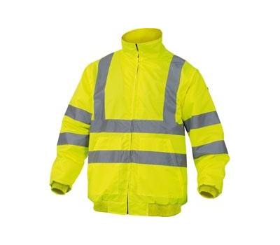 Giubbotto alta visibilita' Reno HV - poliestere-poliuretano - taglia L - giallo fluo - Deltaplus - RENHVJAGT - 3295249161965 - DMwebShop