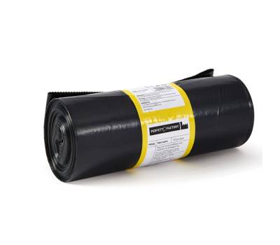 Sacchi per rifiuti Hercules - 90 x 120 cm - 150 lt - 65 micron - nero - Perfetto - rotolo da 10 sacchetti - In Factory - 0358i - 8000957035898 - DMwebShop