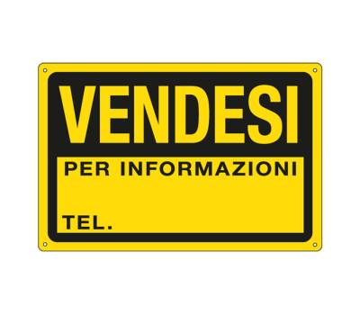Cartello segnalatore - 30 x 20 cm - VENDESI - PPL - Cartelli Segnalatori - 3344P - 8769263344123 - DMwebShop